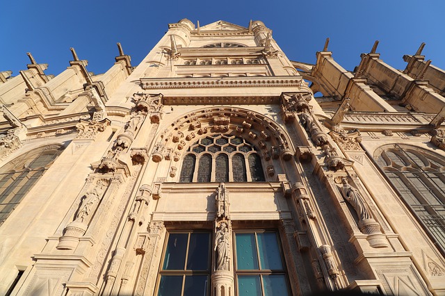 دانلود رایگان تصویر کلیسای سنت یوستاخ پاریس برای ویرایش با ویرایشگر تصویر آنلاین رایگان GIMP