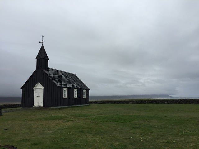 Free download church religion nature fall fog free picture to be edited with GIMP free online image editor