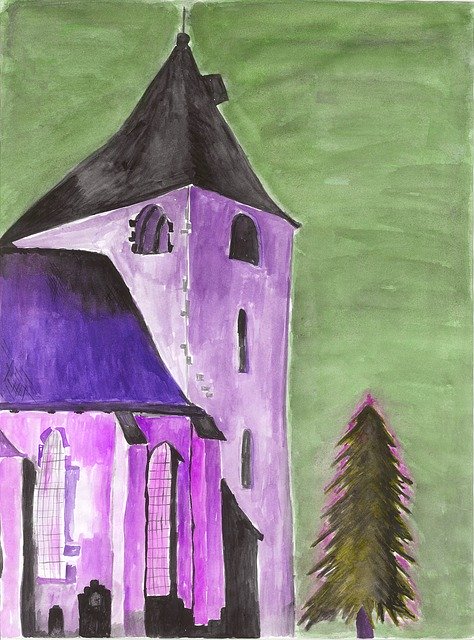 Free download Church Steeple Christmas -  free illustration to be edited with GIMP free online image editor