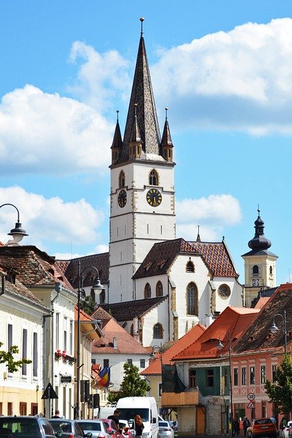 Free download church tower middle ages romania free picture to be edited with GIMP free online image editor