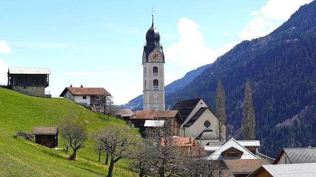 Free download church tower spring church free picture to be edited with GIMP free online image editor