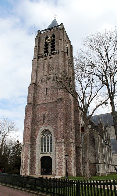 הורדה חינם Church Tower Tholen - תמונה או תמונה בחינם לעריכה עם עורך התמונות המקוון GIMP