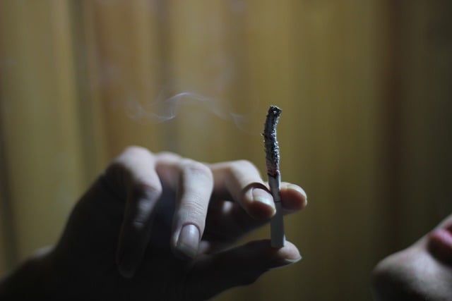 Free download cigarette smoking man hand smoke free picture to be edited with GIMP free online image editor