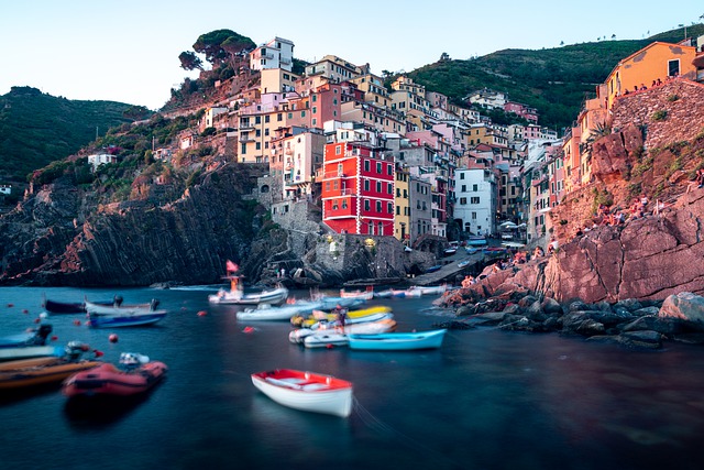 Free download cinque terre italy riomaggiore town free picture to be edited with GIMP free online image editor