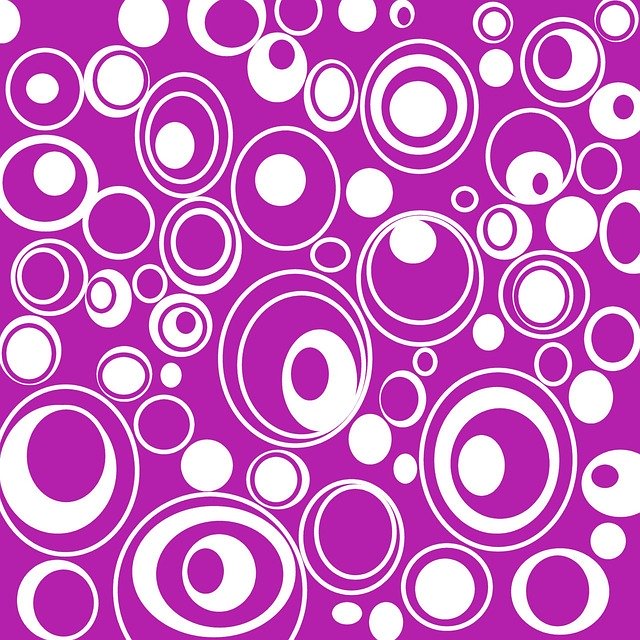 הורדה חינם Circles Purple White - איור חינם לעריכה עם עורך תמונות מקוון בחינם של GIMP