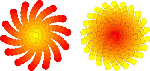 Free download Circles Sol Flowers -  free illustration to be edited with GIMP free online image editor