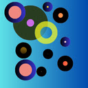 circles theme  screen for extension Chrome web store in OffiDocs Chromium