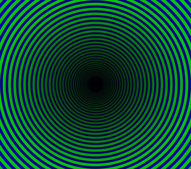 Free download Circles Tube Perspective -  free illustration to be edited with GIMP free online image editor