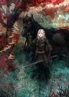 Free download Ciri and Kelpie Fanart free photo or picture to be edited with GIMP online image editor