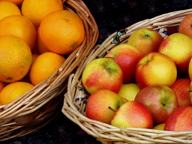 Free download Citrus Fruits Apple Vitamins -  free photo or picture to be edited with GIMP online image editor