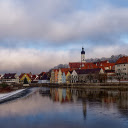 City and red roofed houses  screen for extension Chrome web store in OffiDocs Chromium