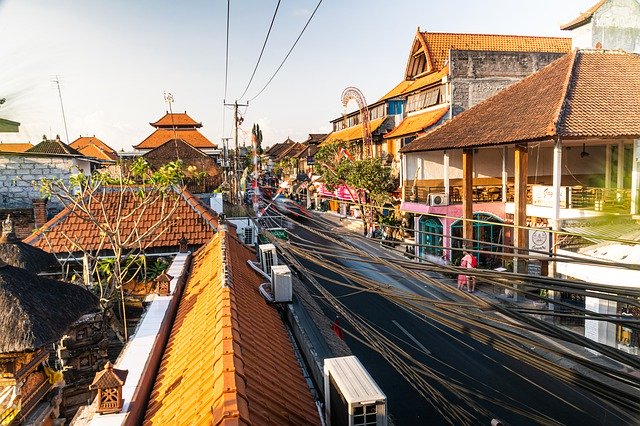 Download gratuito City Bali Road - foto o immagine gratis da modificare con l'editor di immagini online di GIMP