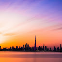 city bathed in the enchanting colors of sunset  screen for extension Chrome web store in OffiDocs Chromium