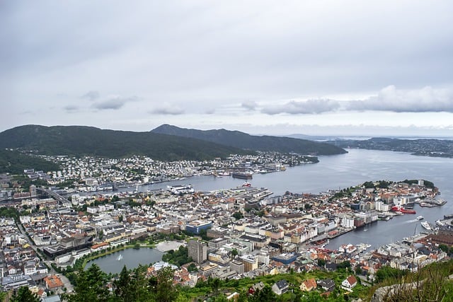 Téléchargement gratuit d'une image gratuite de paysage de ville de Bergen en Norvège à modifier avec l'éditeur d'images en ligne gratuit GIMP