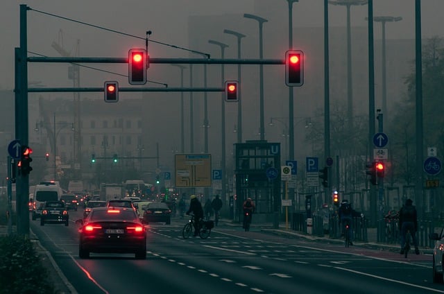 Free download city fog traffic cars free picture to be edited with GIMP free online image editor
