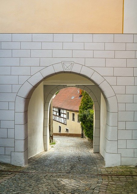 Free download City Gate Passage Archway -  free photo or picture to be edited with GIMP online image editor