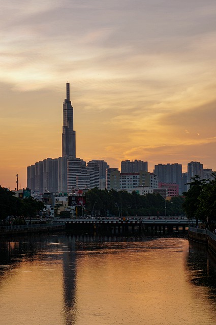 Free download city landmark81 sunrise ho chi minh free picture to be edited with GIMP free online image editor