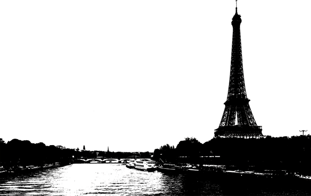 Free download City Paris Eiffel Tower River -  free illustration to be edited with GIMP free online image editor