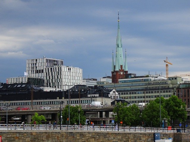 Unduh gratis Cityscape Swedia Stockholm City - foto atau gambar gratis untuk diedit dengan editor gambar online GIMP