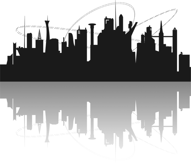 Free download City Silhouette Futuristic -  free illustration to be edited with GIMP free online image editor