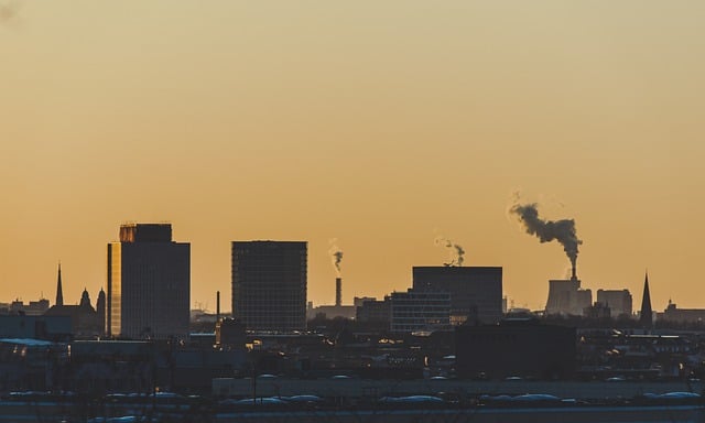 Free download city smoke chimneys building free picture to be edited with GIMP free online image editor
