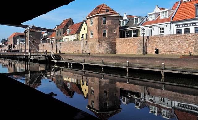 Free download City Wall Mirror Architecture -  free free photo or picture to be edited with GIMP online image editor