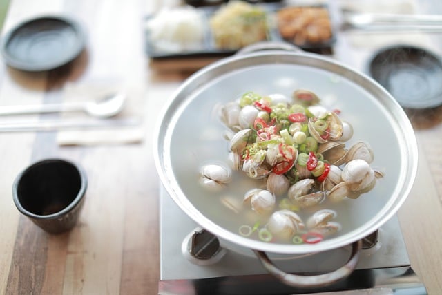 Free download clam soup korean bird clam soup free picture to be edited with GIMP free online image editor