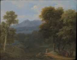 Free download Classical Landscape with Figures free photo or picture to be edited with GIMP online image editor