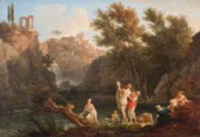 Free download Claude Joseph Vernet, The Four Times Of Day Evening free photo or picture to be edited with GIMP online image editor