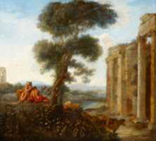 Free download Claude Lorrain, (imitator Of) Mercury And Argus free photo or picture to be edited with GIMP online image editor