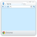 Clean Blue Theme  screen for extension Chrome web store in OffiDocs Chromium