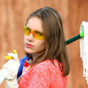 Cleaning girl  screen for extension Chrome web store in OffiDocs Chromium