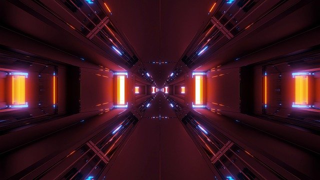 Free download Clean Tunnel Corridor -  free illustration to be edited with GIMP free online image editor
