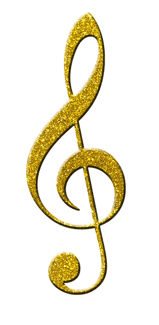 Free download Clef Gold Golden Music -  free illustration to be edited with GIMP free online image editor