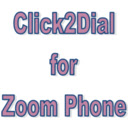 Click2Dial for Zoom Phone  screen for extension Chrome web store in OffiDocs Chromium
