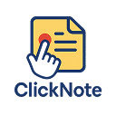 ClickNote Contextual Web Notes  screen for extension Chrome web store in OffiDocs Chromium