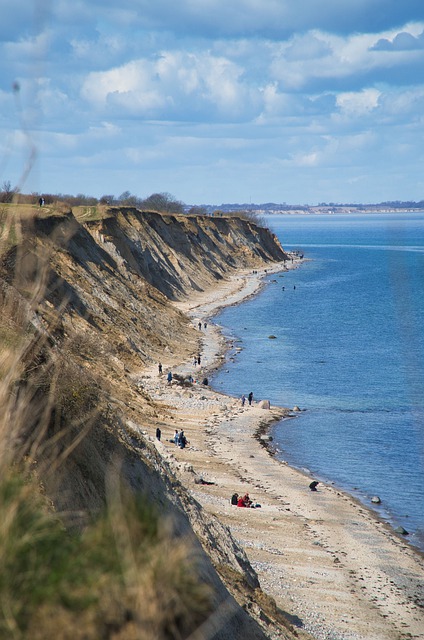Free download cliff beach sea ocean baltic sea free picture to be edited with GIMP free online image editor