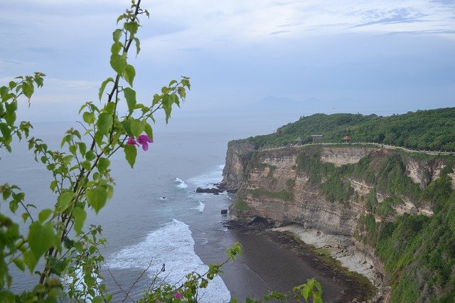 Template Photo Cliff Rocks Bali -  for OffiDocs