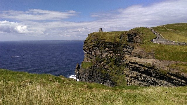 Descărcare gratuită Cliffs Of Moher Munster Irlanda - fotografie sau imagine gratuită pentru a fi editată cu editorul de imagini online GIMP