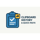 Clipboard History  Quick Paste  screen for extension Chrome web store in OffiDocs Chromium