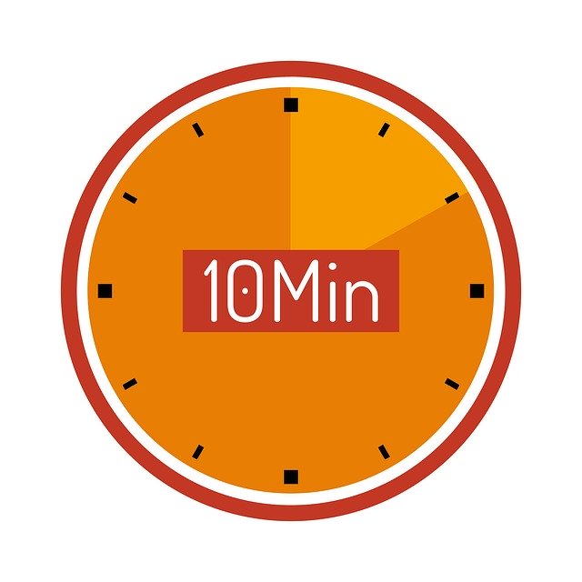 Free download Clock 10 Min Wait -  free illustration to be edited with GIMP free online image editor
