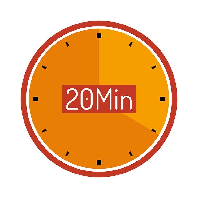 Free download Clock 20 Min Wait -  free illustration to be edited with GIMP free online image editor