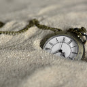 Clock buried in sand  screen for extension Chrome web store in OffiDocs Chromium