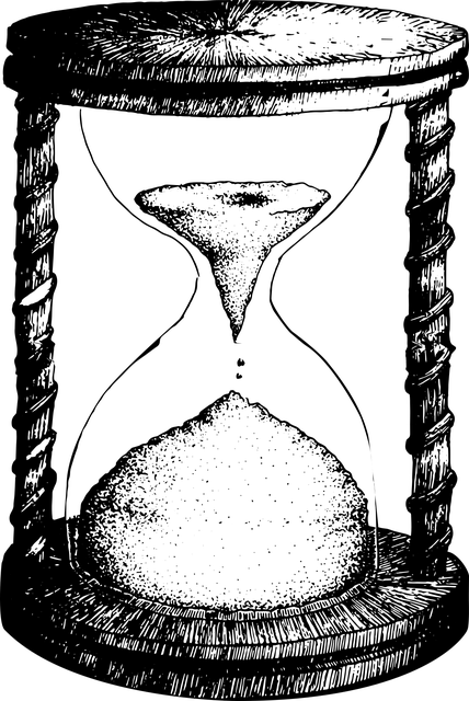 Free download Clock Hourglass Black And White - Free vector graphic on Pixabay free illustration to be edited with GIMP free online image editor
