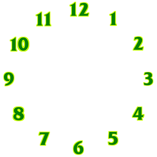 Free download Clock Numbers Face -  free illustration to be edited with GIMP free online image editor