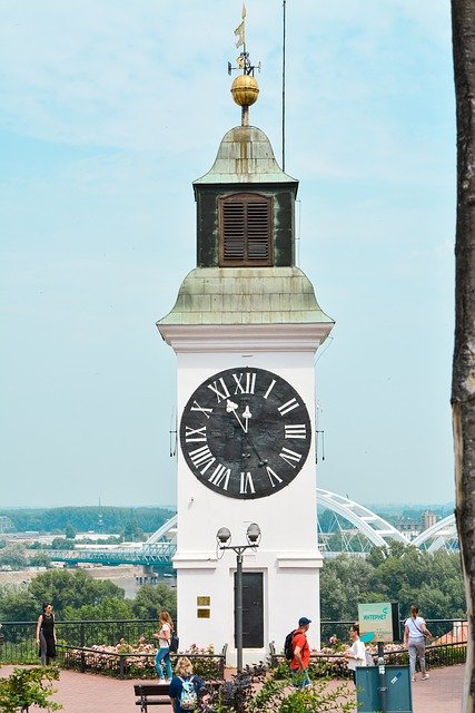 Free download Clock Tower Petrovaradin Fortress -  free photo or picture to be edited with GIMP online image editor