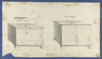 Free download Clothes Chest and Clothes Press, from Chippendale Drawings, Vol. II free photo or picture to be edited with GIMP online image editor