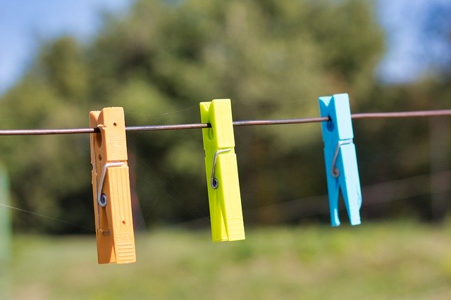 Free download Clothespins Hang Washing -  free photo or picture to be edited with GIMP online image editor