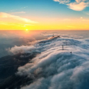 CLOUD AND MOUNTAINS Theme  screen for extension Chrome web store in OffiDocs Chromium