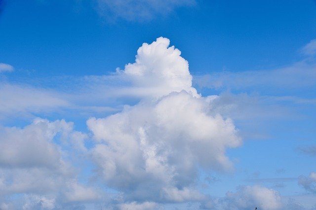 Gratis download Cloud Blue Sky Atmosphere - gratis foto of afbeelding om te bewerken met GIMP online afbeeldingseditor